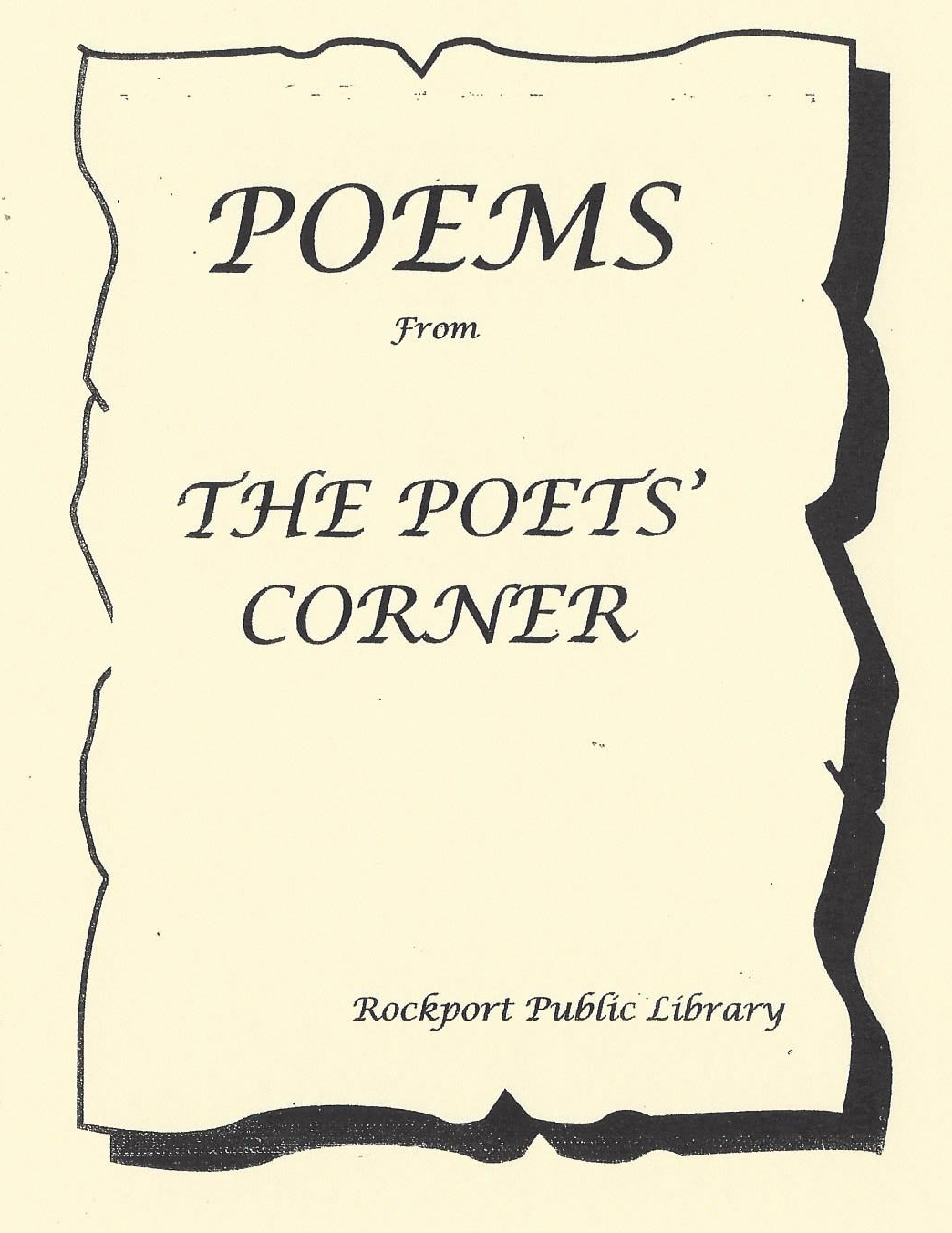 2014 Poets' Corner Chapbook PDF